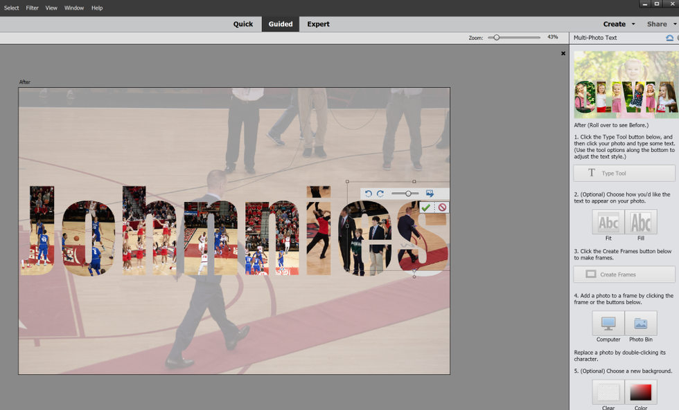 Multi-Photo Text