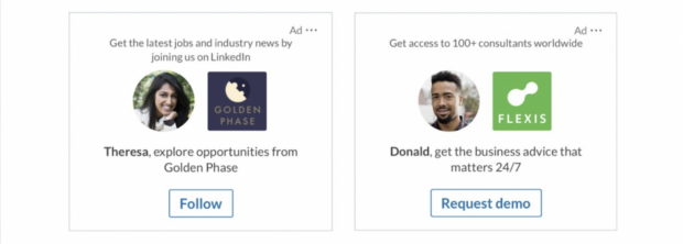 LinkedIn dynamic ads