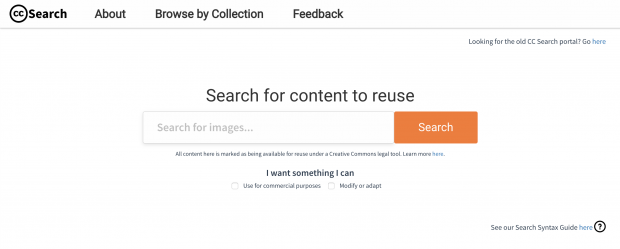 creative commons image search
