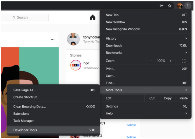 Browser settings
