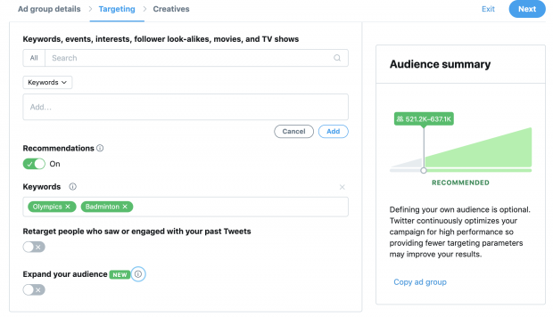Twitter ads demographic targeting part 2