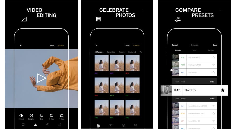Instagram stories apps vsco