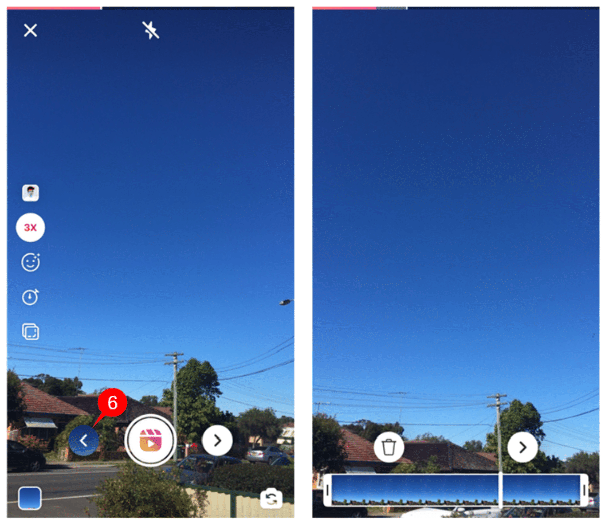 Instagram Reels watch trim or delete clip