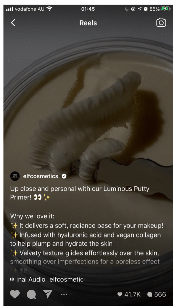 Elf Cosmetics showcase products