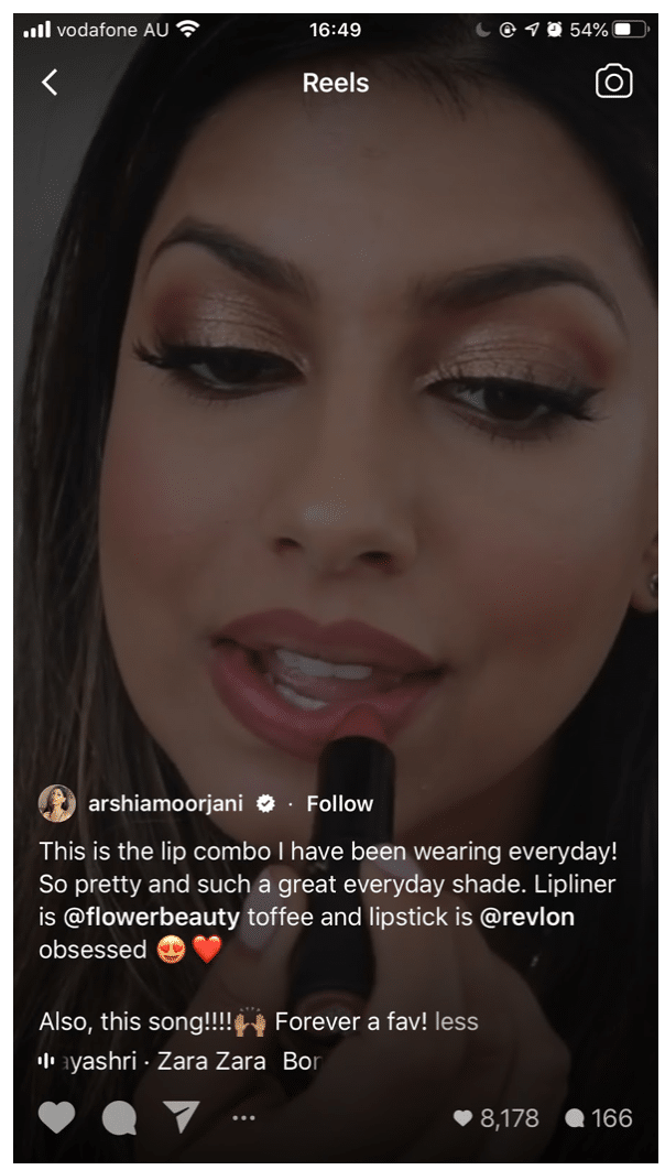 FLOWER Beauty and Revlon Instagram collaboration