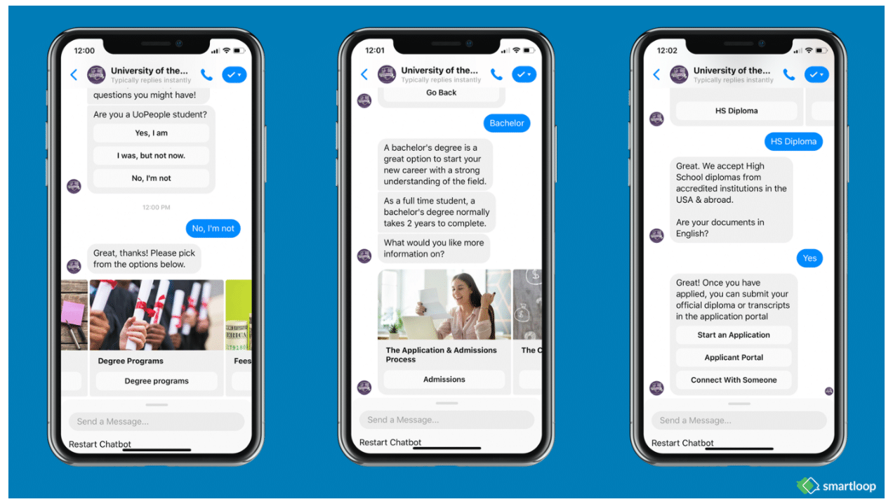 Smartloop 1:1 messaging