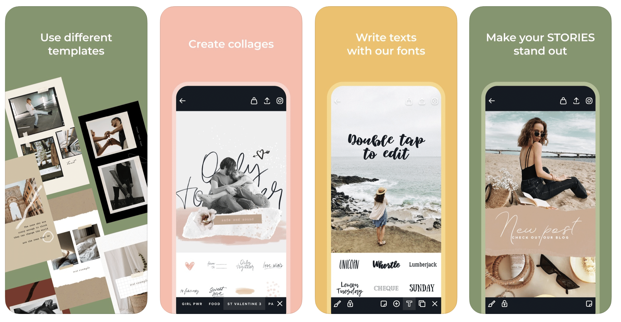 AppForType typography Instagram app