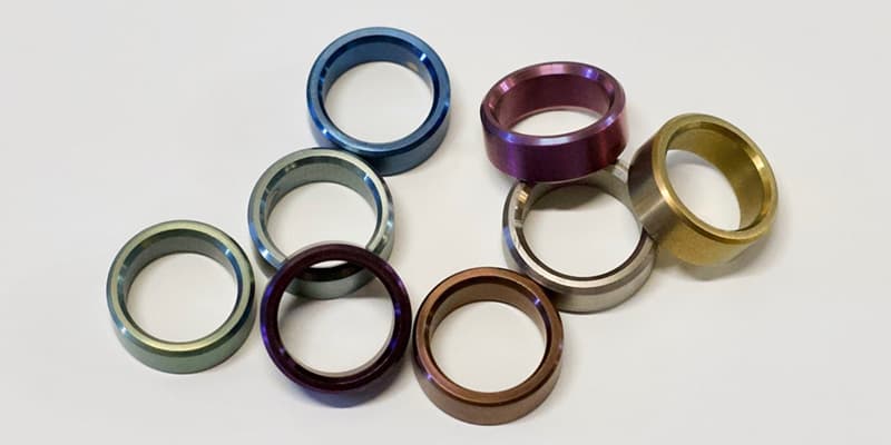 Oracle Colorful Titanium Rings