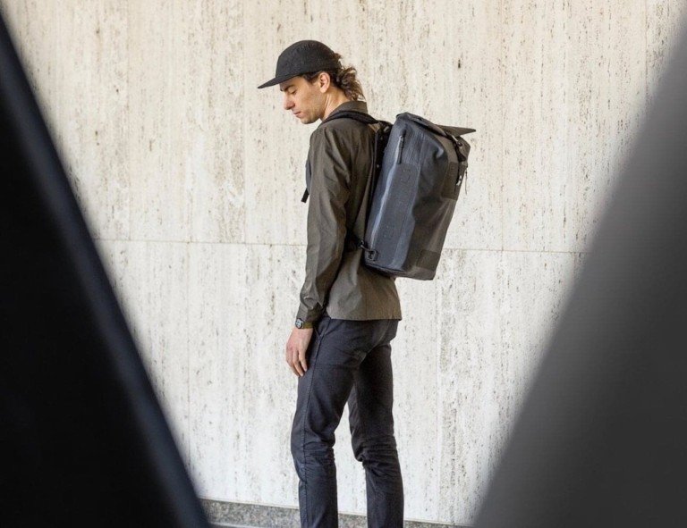 Black Ember WPRT MINIMAL Waterproof Roll Top Backpack