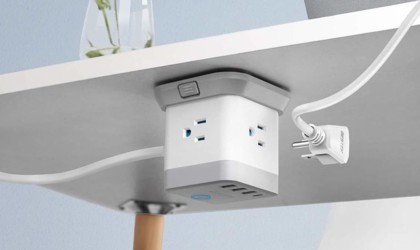 BESTEK Mountable USB Power Strip Cube