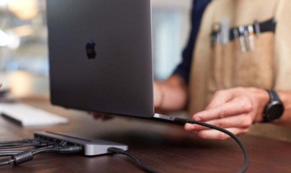 Henge Docks Stone USB-C Tethered Docking Station
