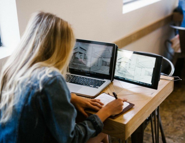 DUO Portable Dual Screen Laptop Monitor
