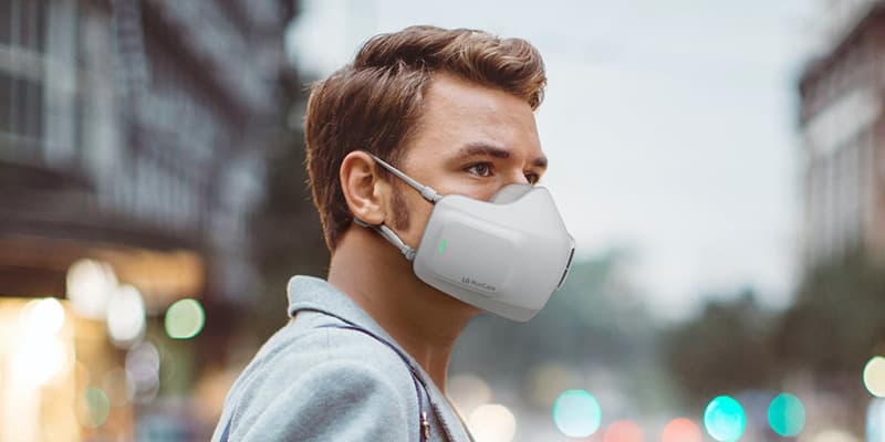 LG PuriCare Wearable Air Purifier Battery-Powered Face Mas