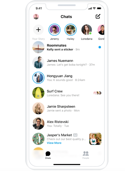 Facebook Messenger ads