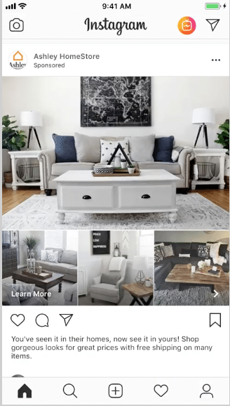 Instagram collection ads