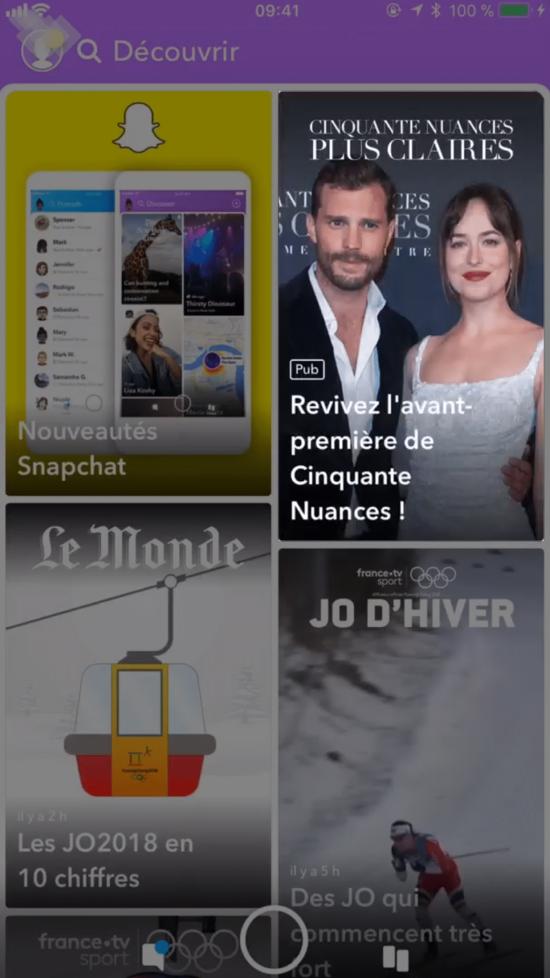 Snapchat story ads
