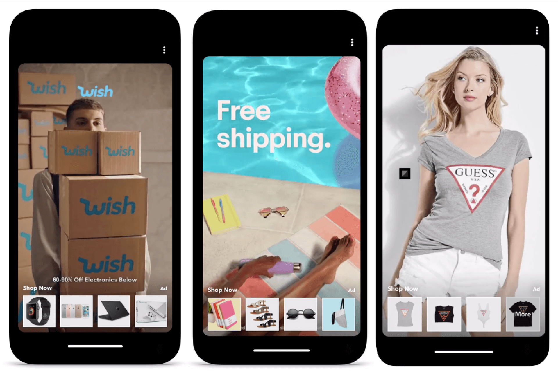 Snapchat collection ads
