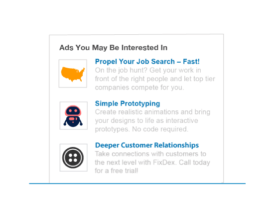 LinkedIn text ads