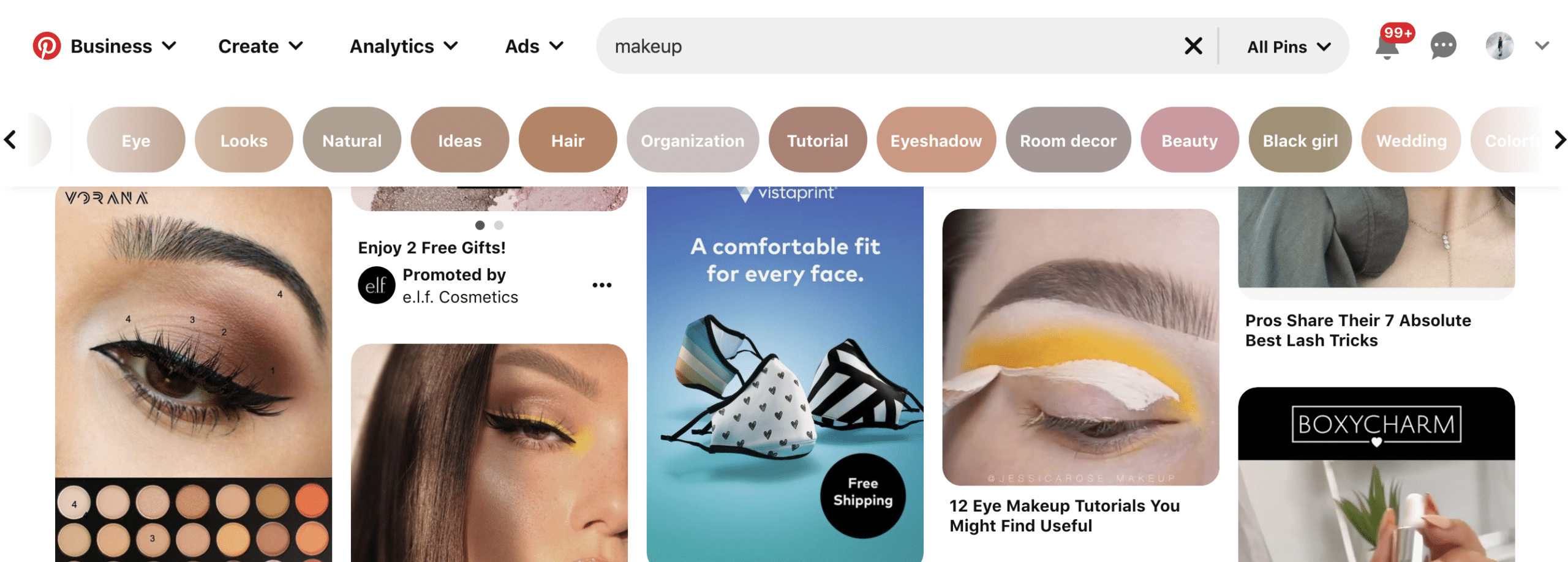 Optimize videos using Pinterest keywords