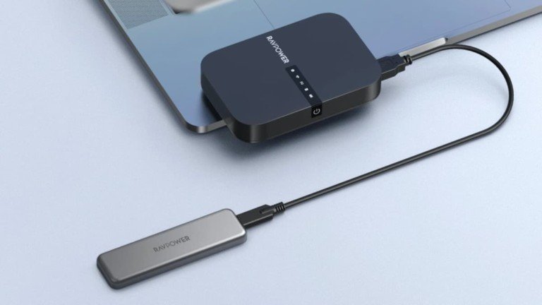 RAVPower Mini External Portable SSD Hard Drive