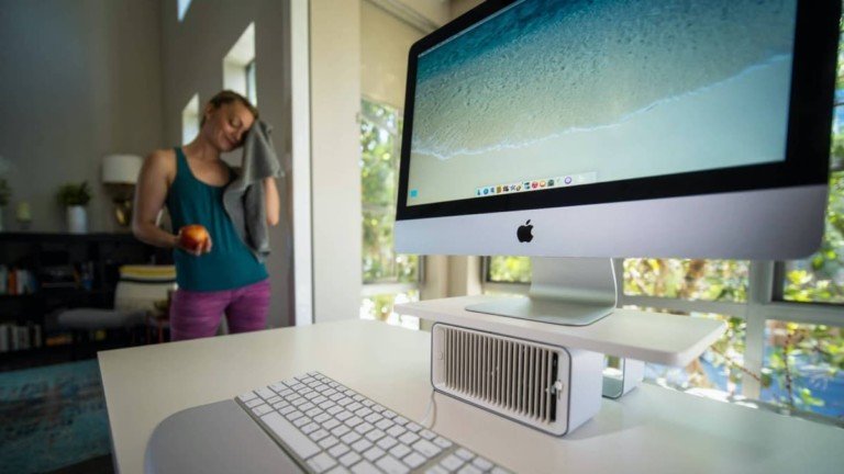 Kensington Coolview Wellness Monitor Stand with Desk Fan