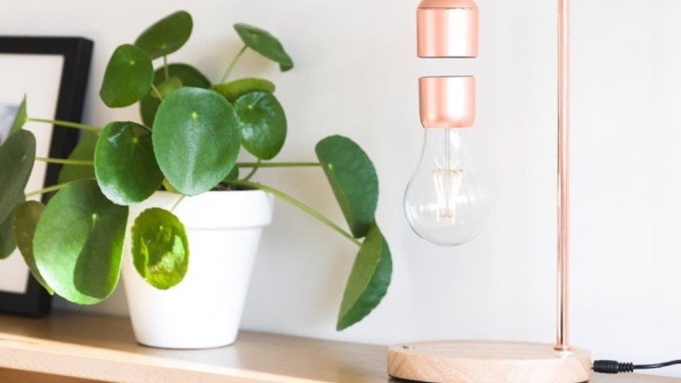 Paer Design Floating Light Bulb Suspended Desk Lamp