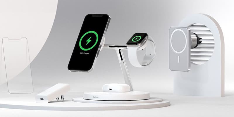 Belkin BOOST↑ CHARGE PRO MagSafe 3-in-1 Wireless Charger