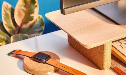 Grovemade Cork Apple Watch Dock