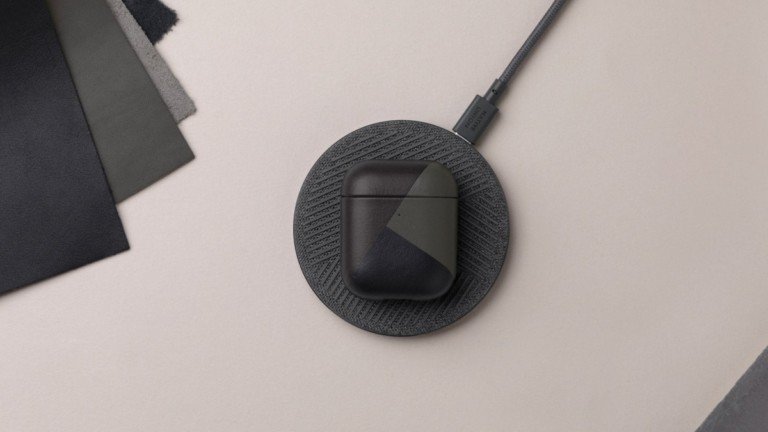 Native Union Marquetry Leather AirPods Cover