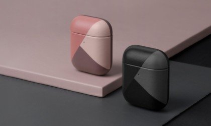Native Union Marquetry Leather AirPods Cover