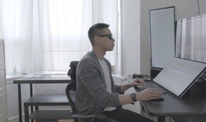 Blueberry Stress-Reducing Smart Glasses
