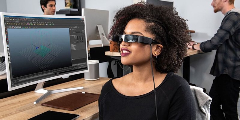Epson Moverio BT-30C High-Resolution Smart Glasses