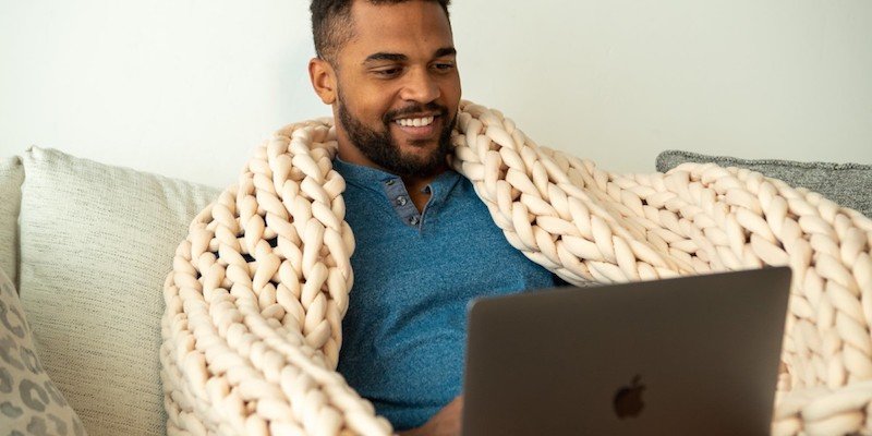 Nuzzie Knit weighted blanket