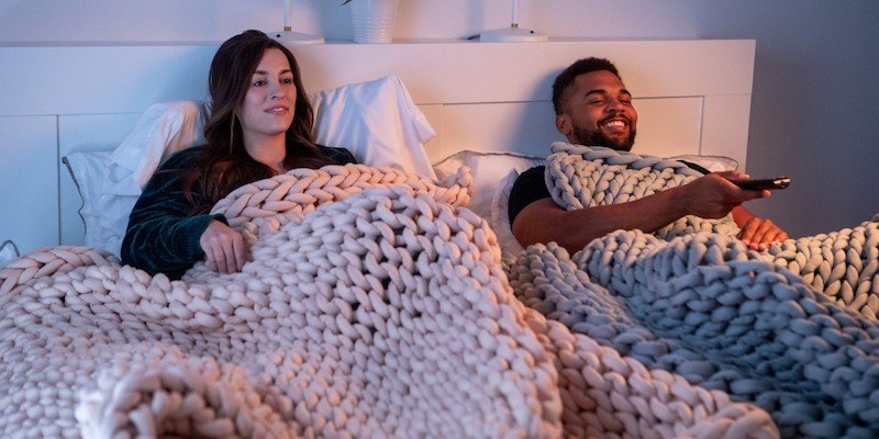 Nuzzie Knit weighted blanket