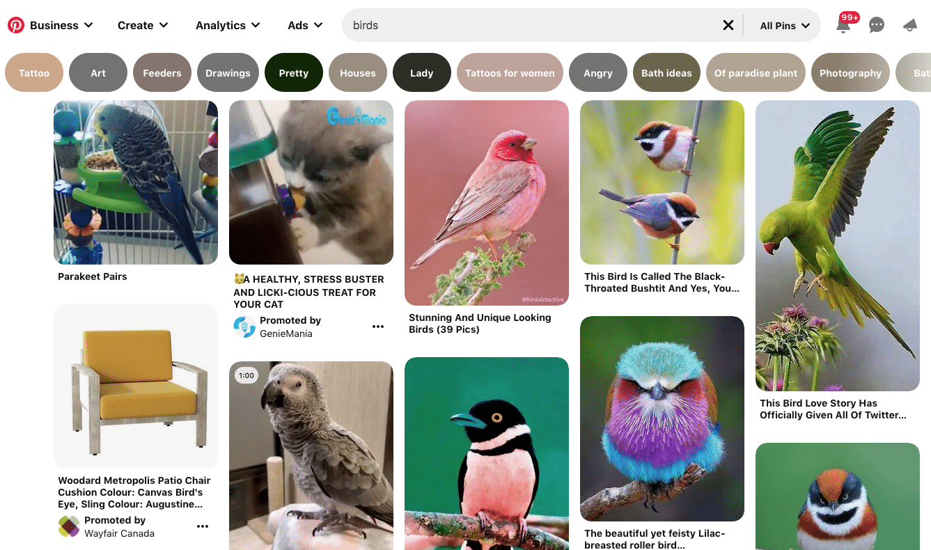 Use keywords to connect users with content