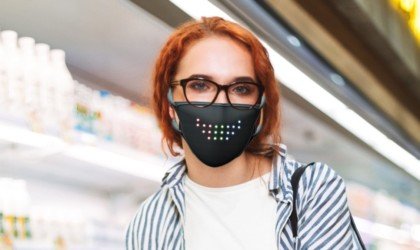 JabberMask Customizable LED Face Mask