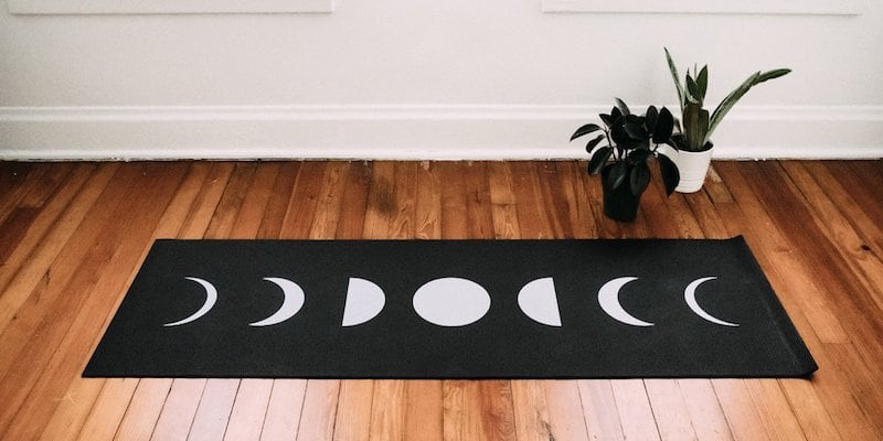 Moon Phases Yoga Mat