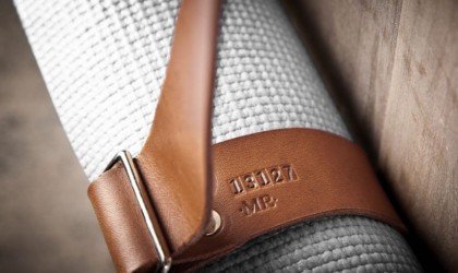 Mr. Lentz Leather Yoga Mat Strap
