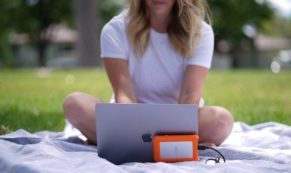 DriveSlide laptop attachment