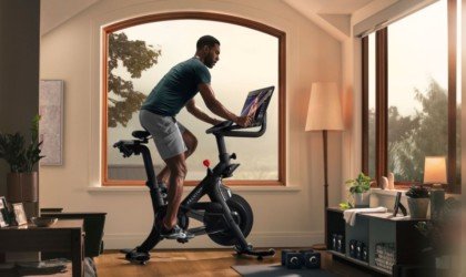 Peloton Bike+ home exercise bicycle