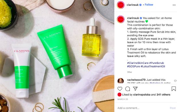 Clarins UK Instagram
