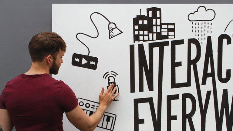 Bare Conductive Interactive Wall Kit Mural Touch Sensors