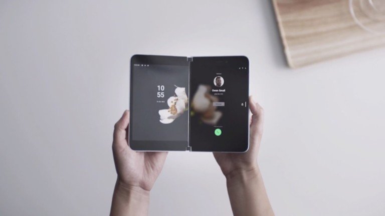 Microsoft Surface Duo dual-screen folding smartphone