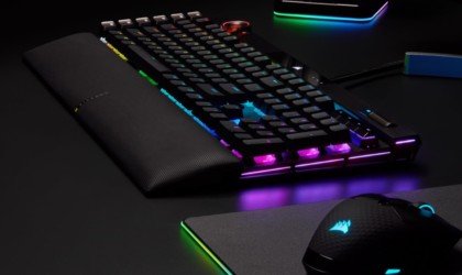 CORSAIR K100 RGB optical-mechanical gaming keyboard