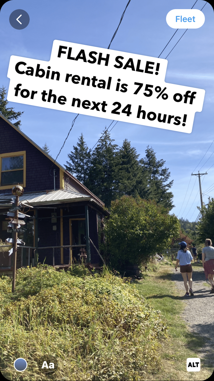 Share limited-time offers