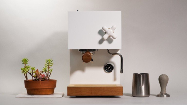 AnZa White Home Espresso Machine