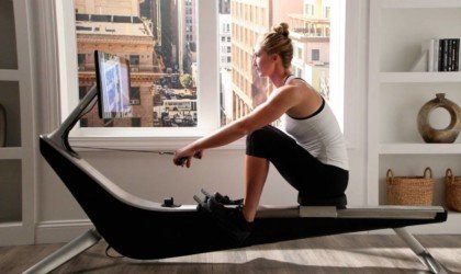Hydrow connected rowing machine