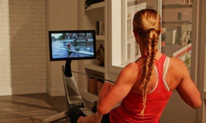 Hydrow connected rowing machine