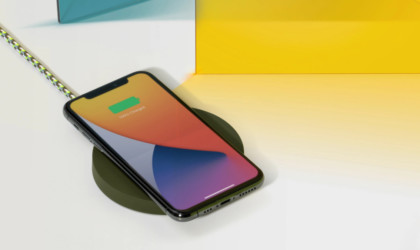 Maison Kitsuné x Native Union Drop Wireless Charger phone pad