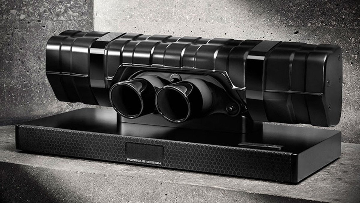 Porsche Design 911 Soundbar Black Edition Breathtaking Speaker